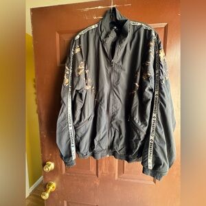Converse Jacket With Camo On Sleeve size large